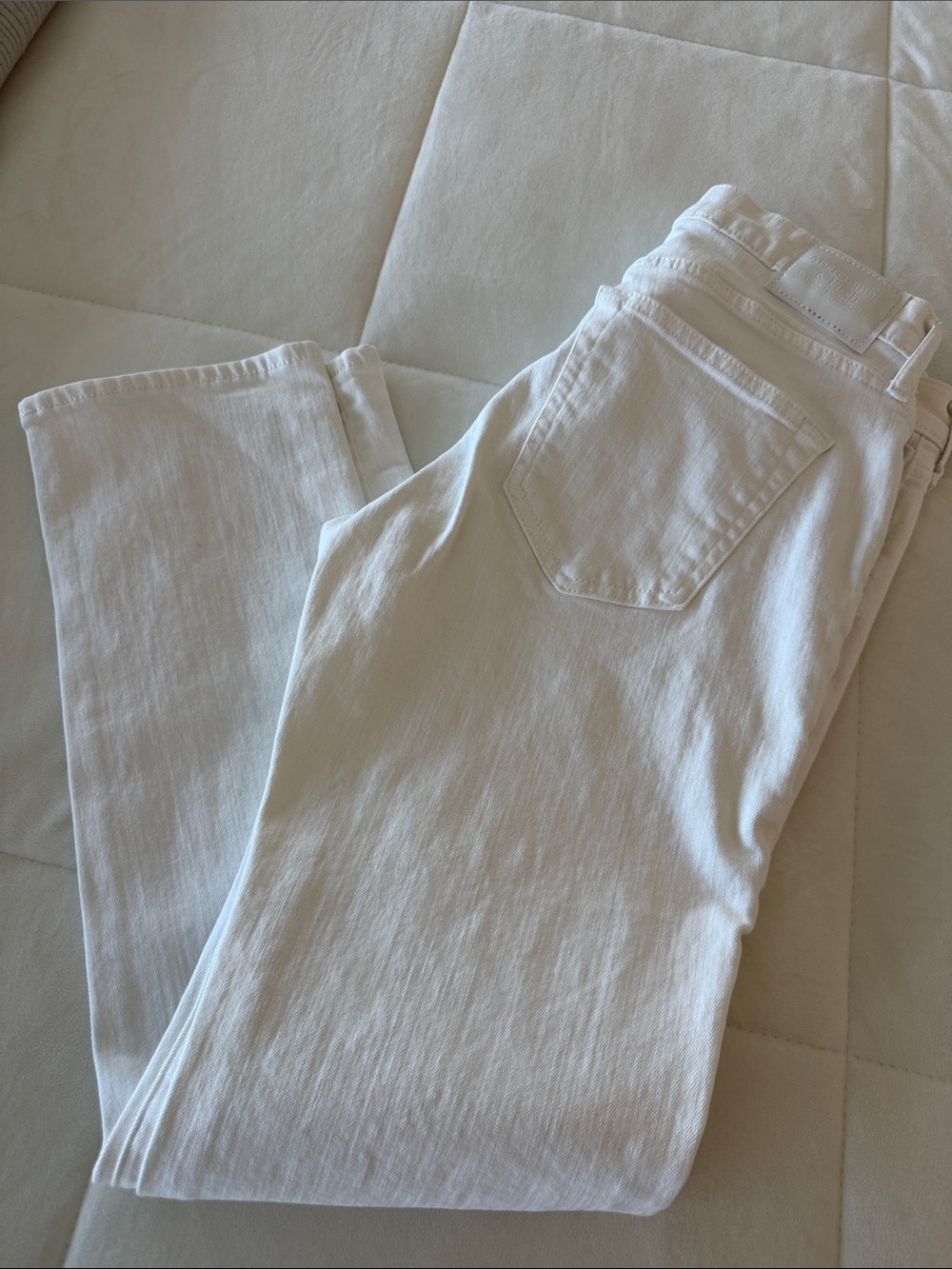 Abercrombie & Fitch White Skinny Jeans